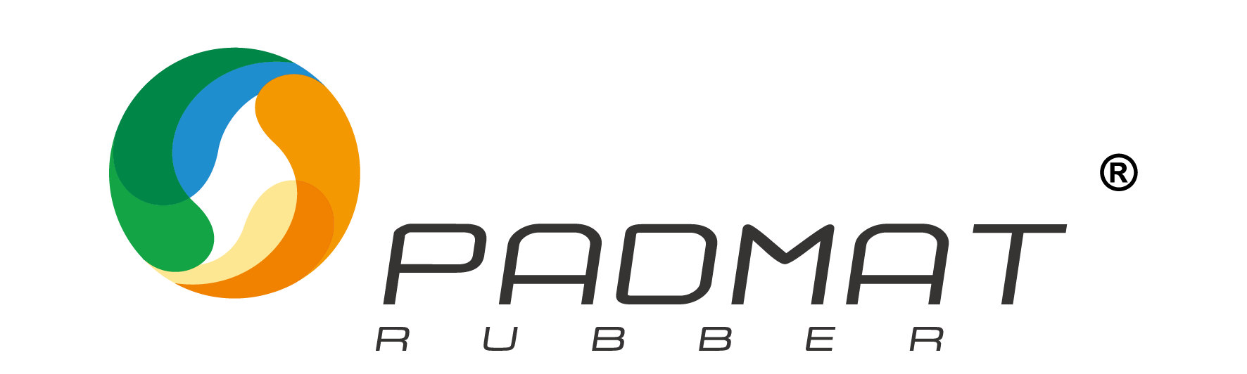 Padmat Rubber company logo – OEM manufacturer of mouse pads, rubber mats, yoga mats, pet mats and desk gaming mats