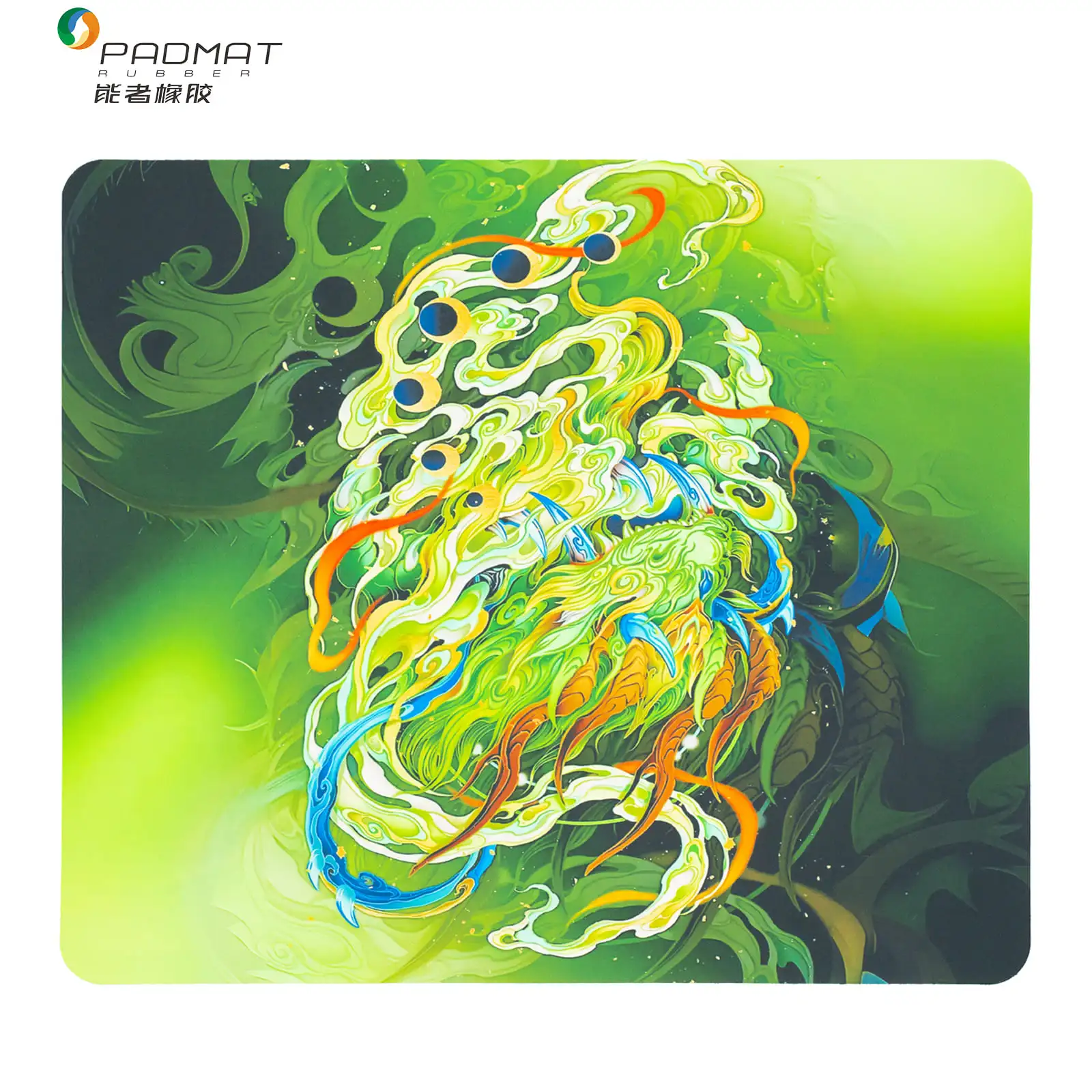 Ultra-thin foldable Gaming mouse pad with microfiber cloth surface for rich color detail, flexible silicone base, lightweight design, OEM/ODM customization