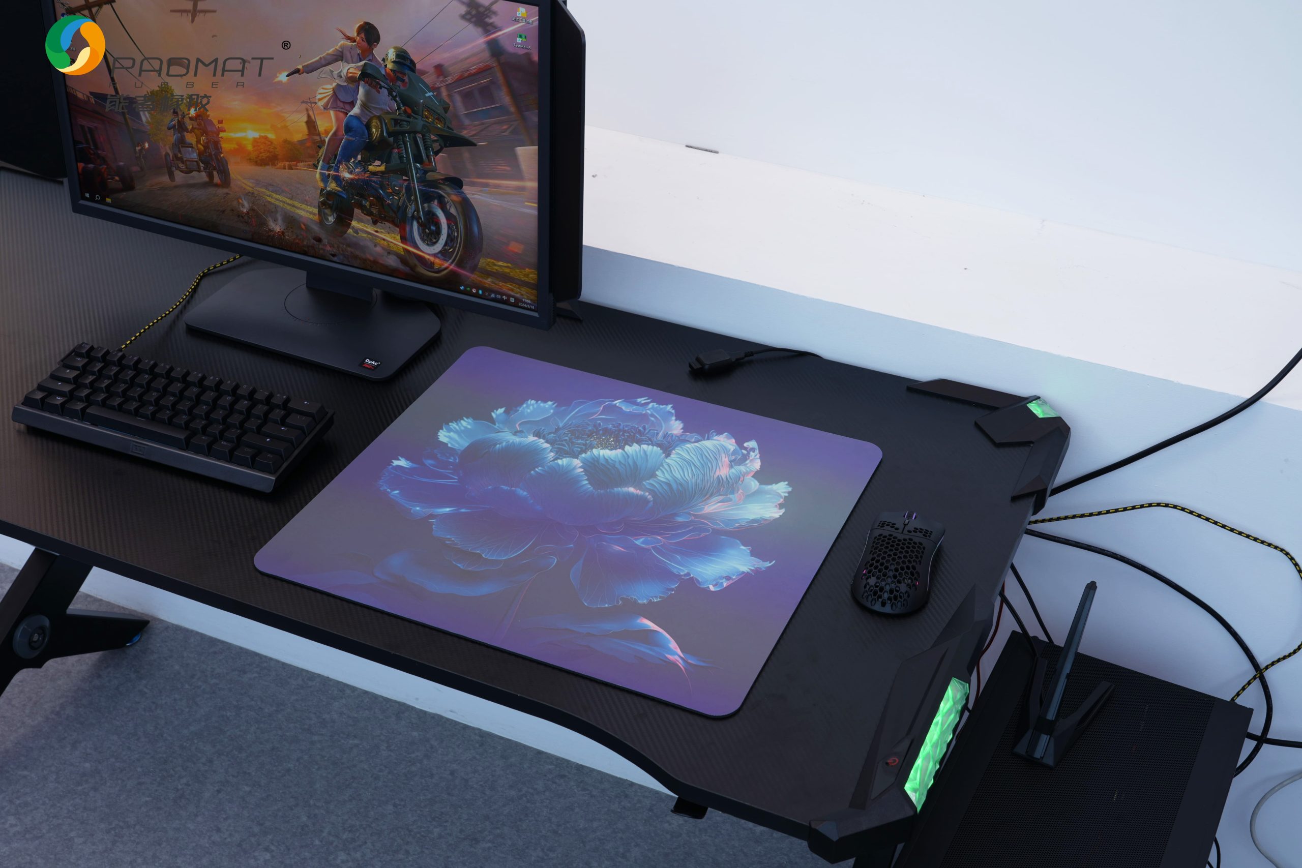 Rainbow Coating – Ultra-Smooth Fiberglass “Ice Surface” Gaming Mouse Pad - Image 3