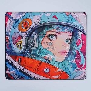 White Ze - Control Gaming Mouse Pad with Soft and Breathable Fabric Surface