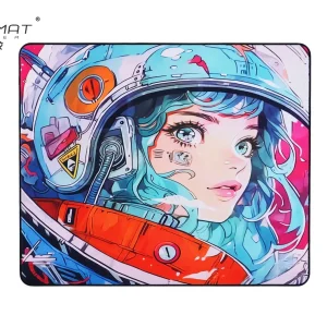 Control gaming mouse pad with soft, breathable fabric surface and anti-slip natural rubber base designed for precise tracking.