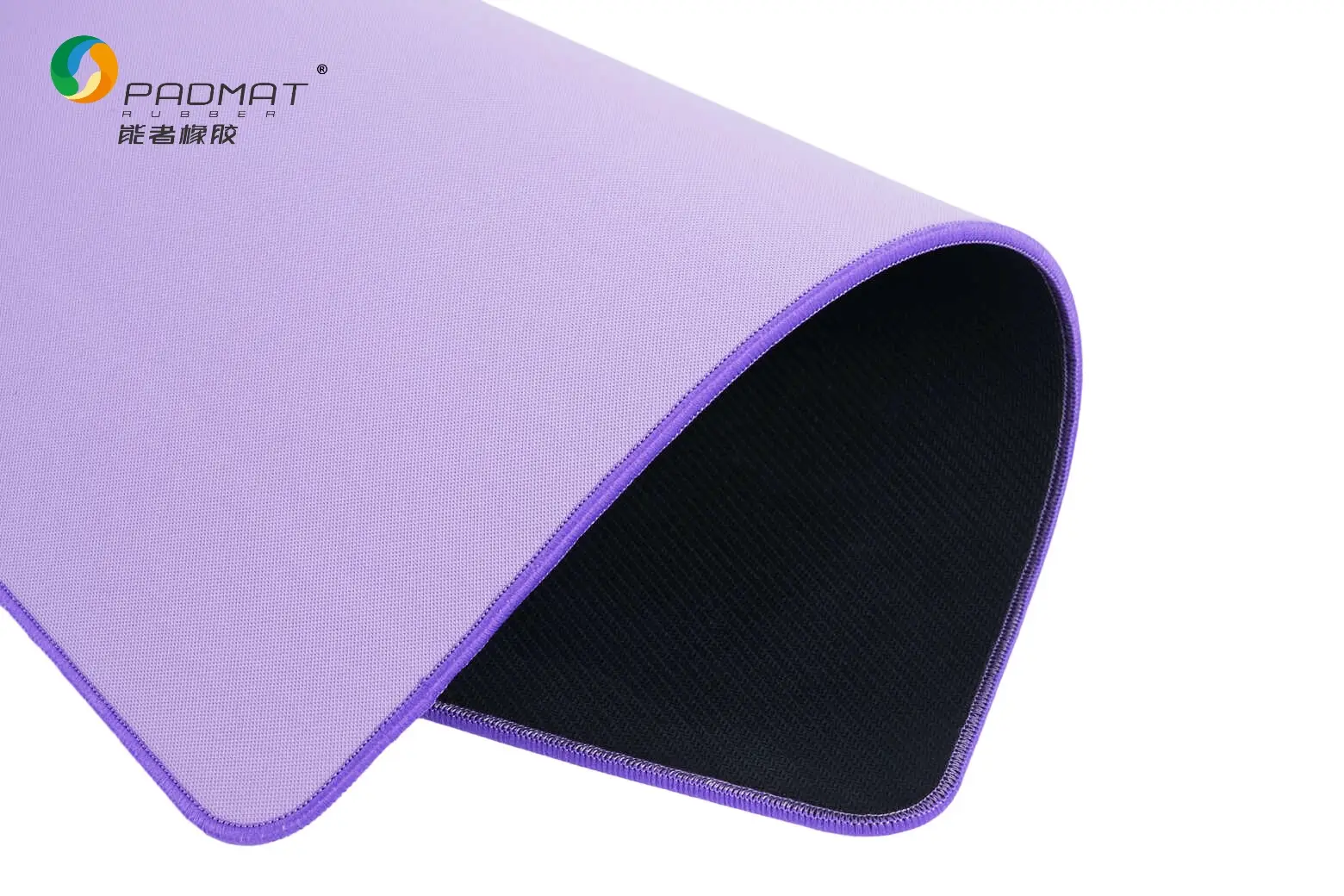 Balanced gaming mouse pad with textured fabric surface designed for consistent X/Y speed, precise control, and stable performance.