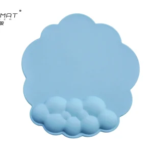 PADMAT Cloud-Shaped Memory Foam Keyboard Wrist Rest, Ergonomic Wrist Support for Office & Gaming, Soft Pressure-Relieving Hand Rest