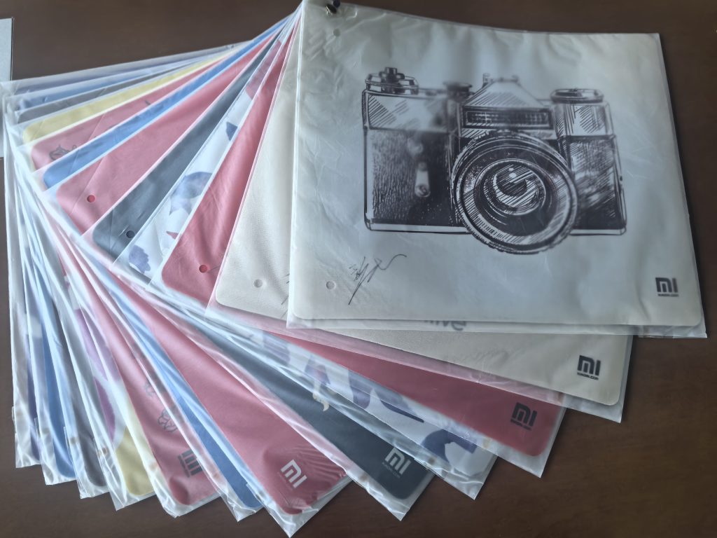 CEO-signed Xiaomi custom advertising mouse pads, OEM factory case study, premium branded promotional mouse pads with non-slip rubber base