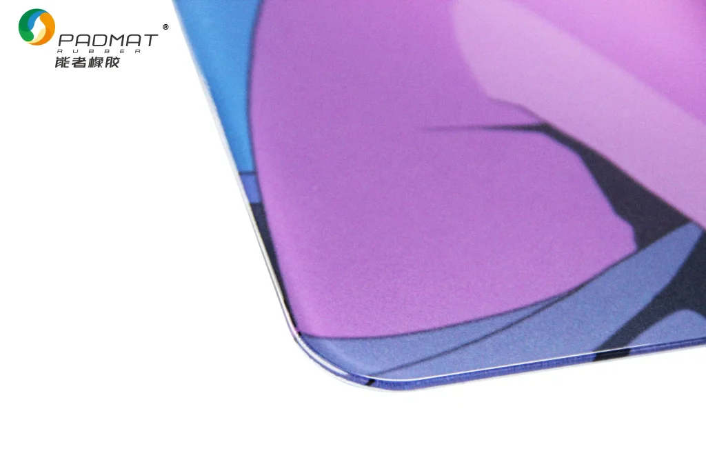 PADMAT Tempered Glass Gaming Mouse Pad, Ultra-Smooth Surface, Precision Tracking, Non-Slip Base, Durable Glass Mouse Mat for Esports